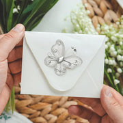 Butterfly Decoration 12Pcs Glitter Rhinestone Organza Wire Butterflies Craft Table Scatter for Party Wedding Card Scrapbook Craft