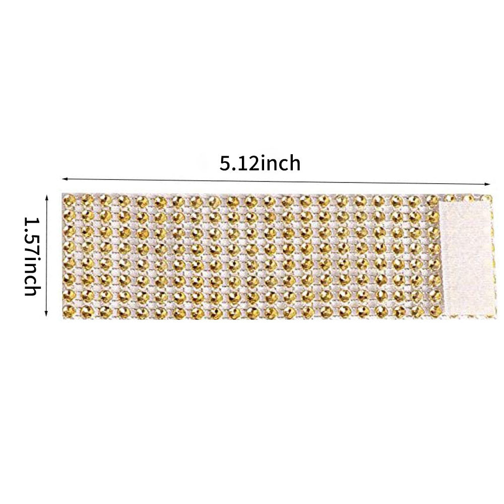 10 Pc Diamond Rhinestone Napkin Rings Purple