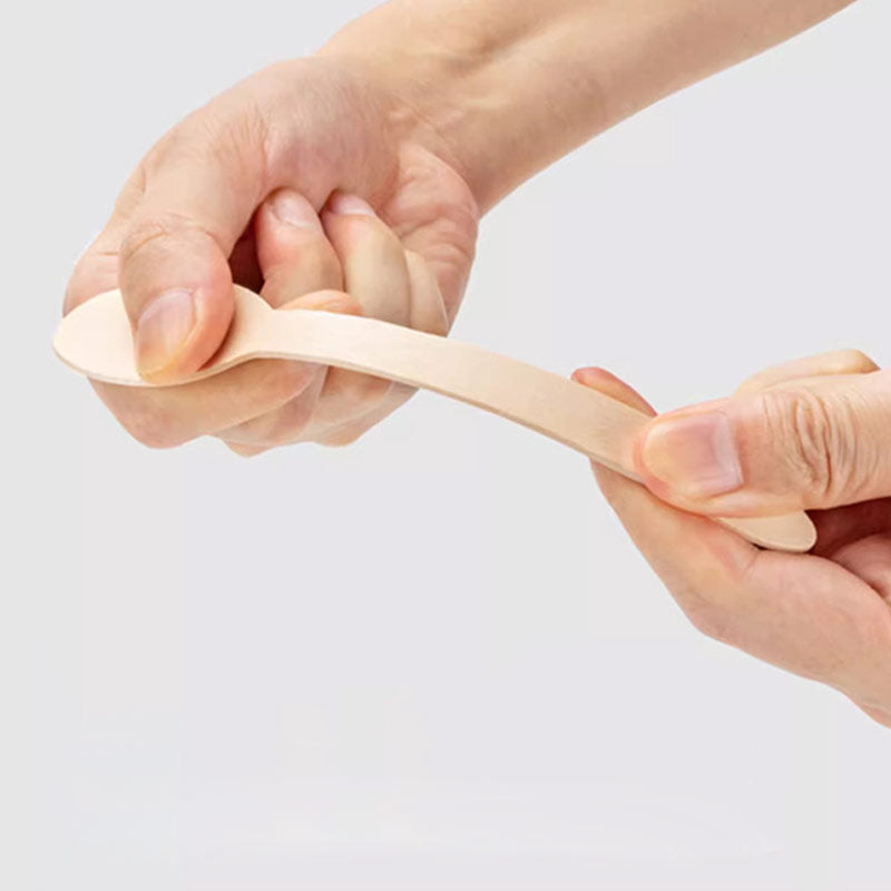 100 Pc Birchwood Spoons 6" Natural Disposable Wooden Cutlery
