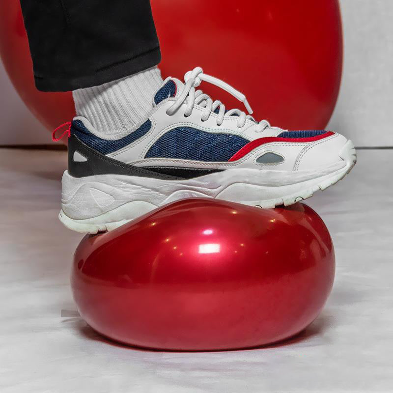 Red Ruby Latex Balloons, Red Round thick Ruby Double Latex Balloons for Love Bride Wedding Valentine Day Party Decoration Supply