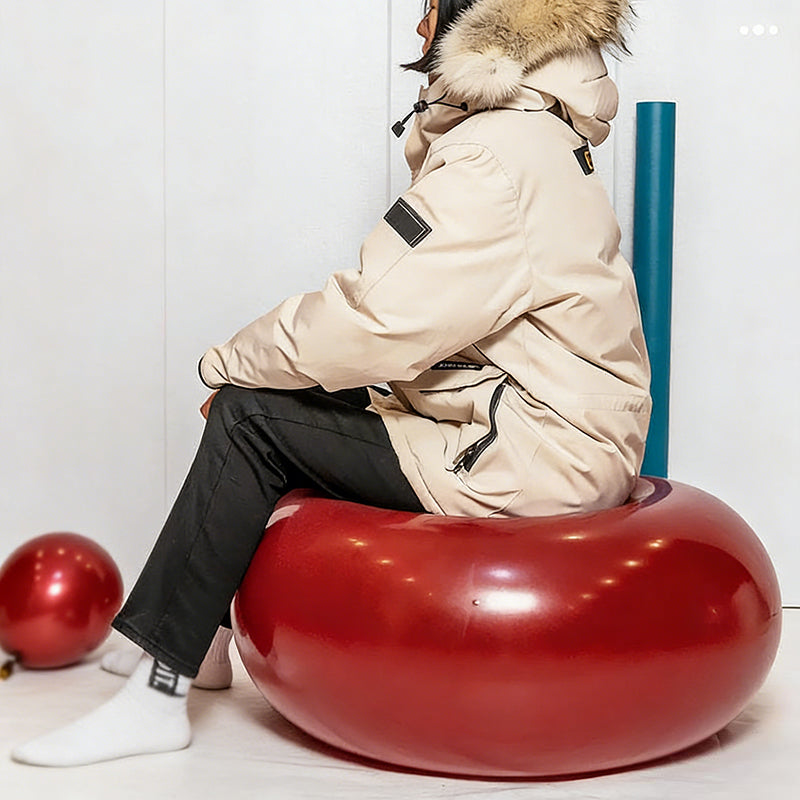 Red Ruby Latex Balloons, Red Round thick Ruby Double Latex Balloons for Love Bride Wedding Valentine Day Party Decoration Supply