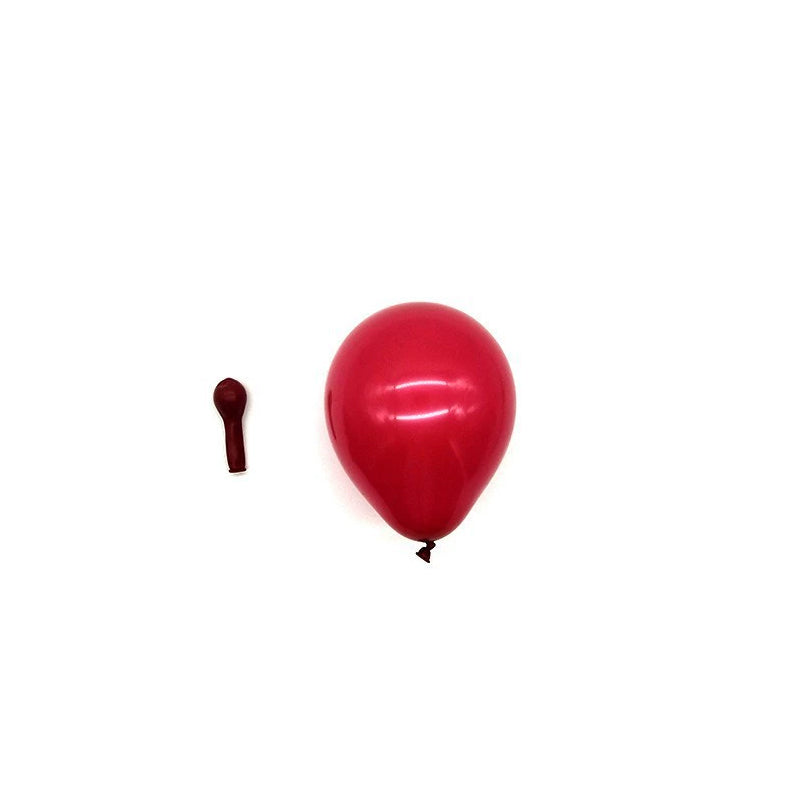 Red Ruby Latex Balloons, Red Round thick Ruby Double Latex Balloons for Love Bride Wedding Valentine Day Party Decoration Supply