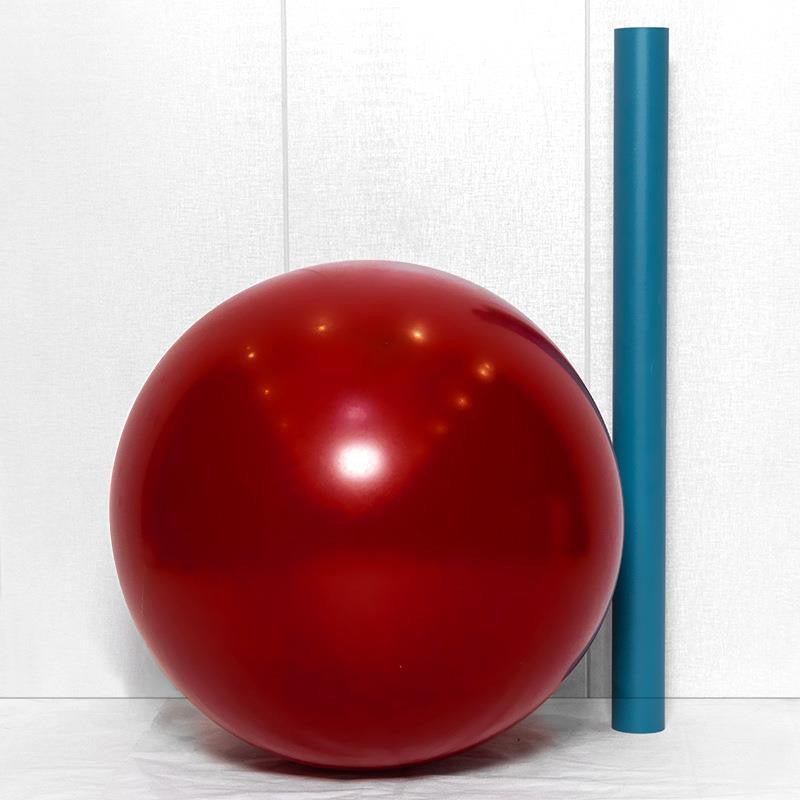 Red Ruby Latex Balloons, Red Round thick Ruby Double Latex Balloons for Love Bride Wedding Valentine Day Party Decoration Supply