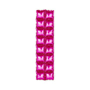 10 Pack Double Row Mylar Foil Balloon Backdrop 41"X11" Rose Red
