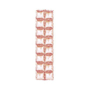 10 Pack Double Row Mylar Foil Balloon Backdrop 41"X11" Rose Gold