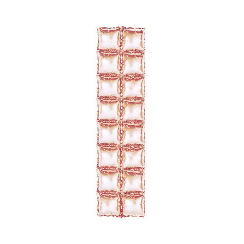 10 Pack Double Row Mylar Foil Balloon Backdrop 41"X11" Rose Gold