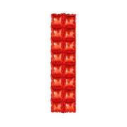 10 Pack Double Row Mylar Foil Balloon Backdrop 41"X11" Red