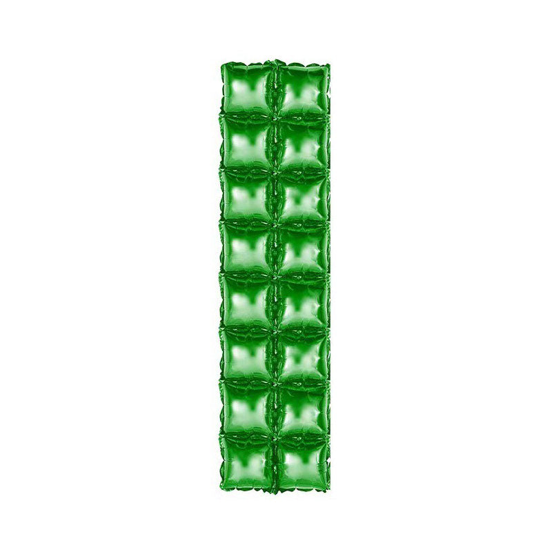10 Pack Double Row Mylar Foil Balloon Backdrop 41"X11" Green