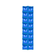 10 Pack Double Row Mylar Foil Balloon Backdrop 41"X11" Blue