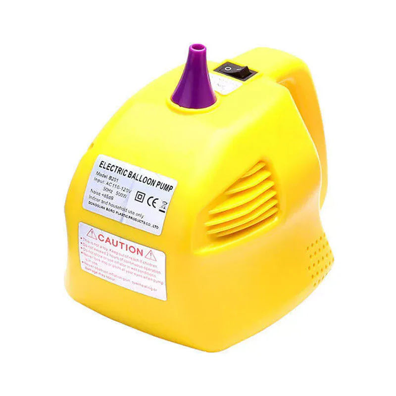 500W Balloon Pump Electric Single Hole Air Pump Yellow