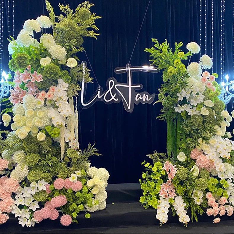 Elegant Gold Metal Wedding Arch Frames