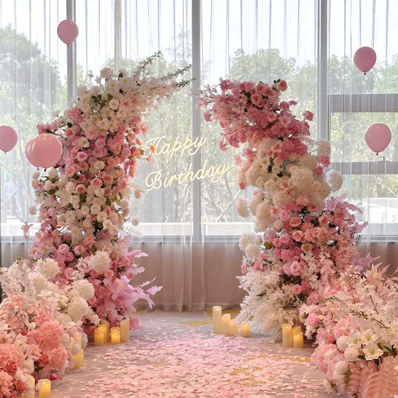 Elegant Gold Metal Wedding Arch Frames