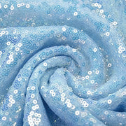 Encrypted Iridescent Sequin Fabric 51" Light Blue