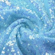 Encrypted Iridescent Sequin Fabric 51" Blue