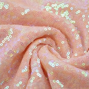 Encrypted Iridescent Sequin Fabric 51" Light Pink