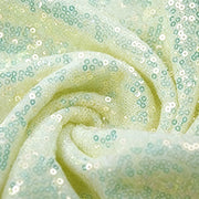 Encrypted Iridescent Sequin Fabric 51" Light Yellow