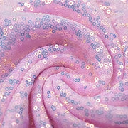 Encrypted Iridescent Sequin Fabric 51" Blue Pink