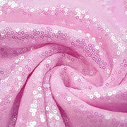 Encrypted Iridescent Sequin Fabric 51" Pink