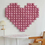 Giant 54 Inch Heart Mylar Foil Balloons Pearl Pink