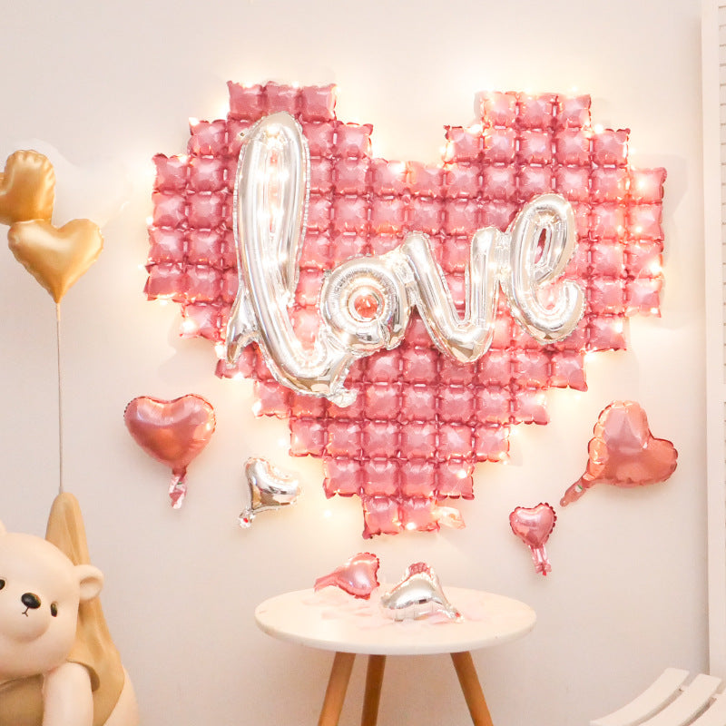 Extra Large Heart Mylar Foil Balloon 54"x46" Rose Gold