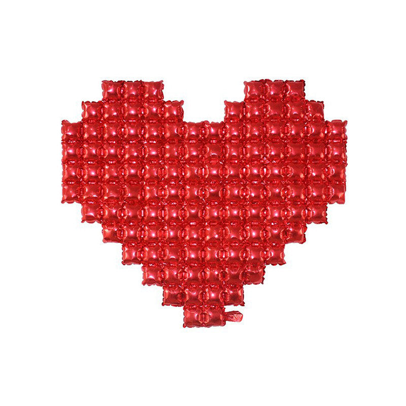 Giant 54 Inch Heart Mylar Foil Balloons Red
