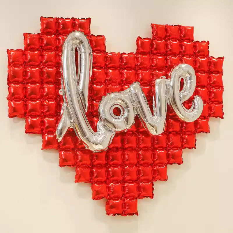 Extra Large Heart Mylar Foil Balloon 54"x46" Rose Gold