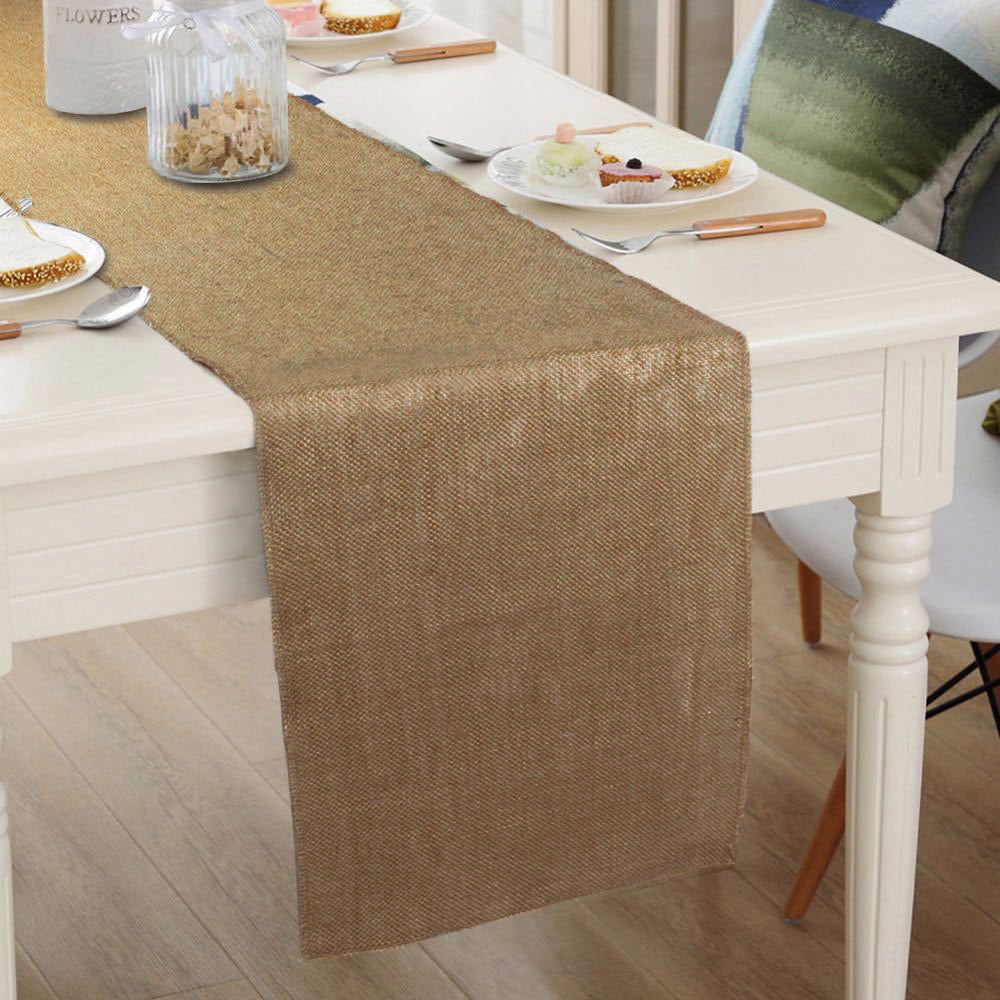 Linen Table Runner 12"x108" Camel