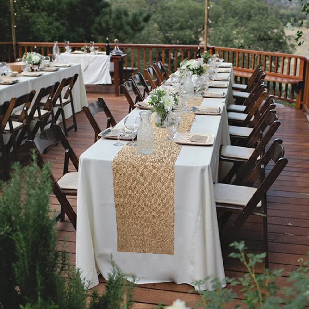 Linen Table Runner 12"x108" Camel