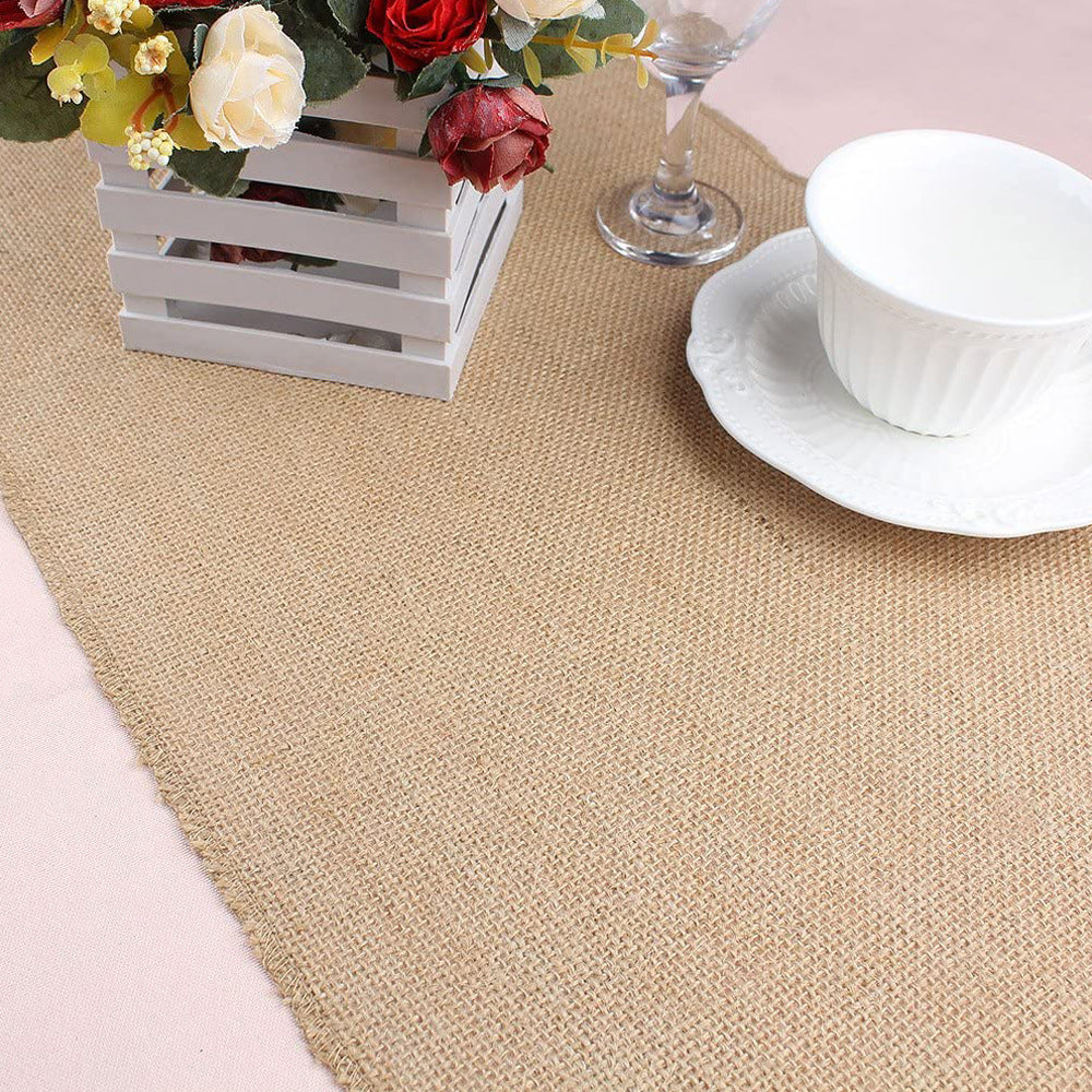 Linen Table Runner 12"x108" Camel