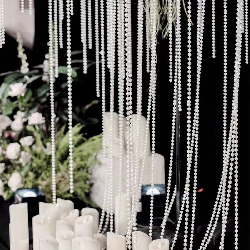 13 Yard White Pearl Beaded Garland For Decoration