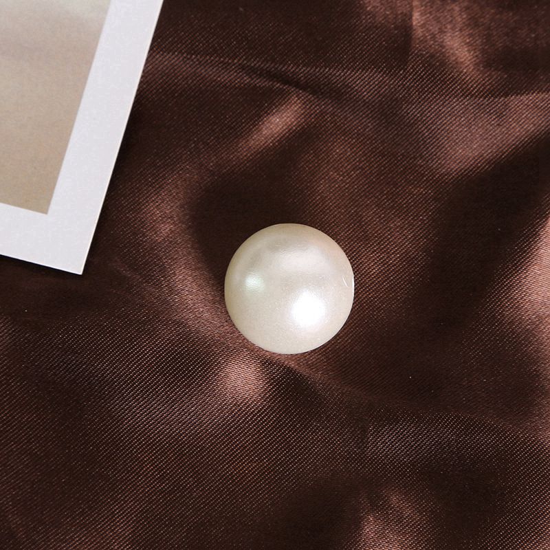 120 Pc Faux Pearl Craft Beads 20mm Ivory with Holes