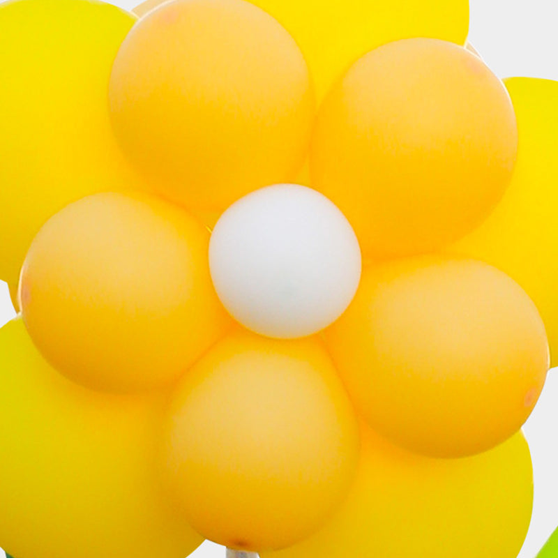 Double-Layer Flower Balloon Pillar Maca Pink Maca Red