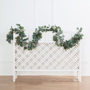 Real Touch Green Artificial Eucalyptus Boxwood Leaf Garland Vine 6.5ft