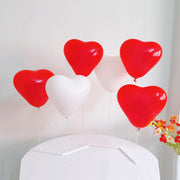 2 Sets Heart Latex Balloon Stand For Table Centerpiece Decoration Red White