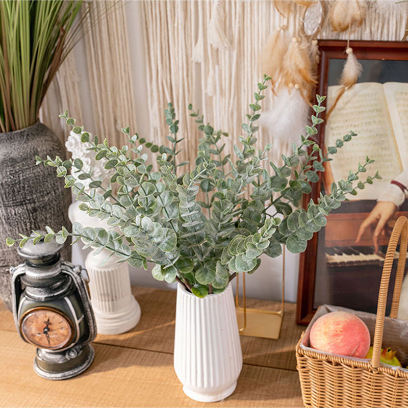 30 Stems Frosted Green Artificial Eucalyptus Sprays 17"