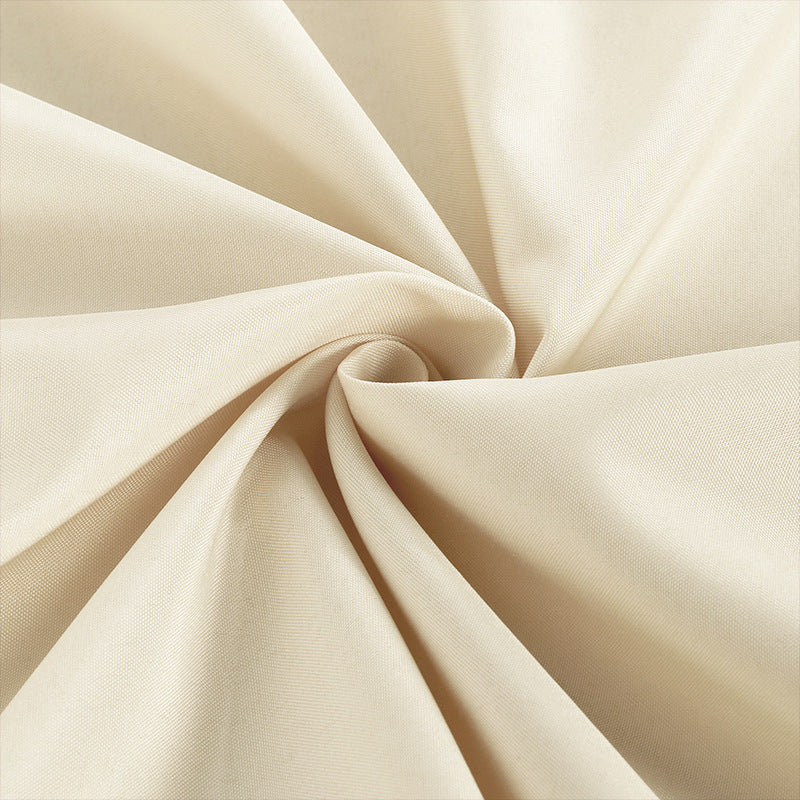 Full-Coverage Rectangular Dining Table - Durable, Washable Fabric - Suitable for Buffets, Parties, Weddings, and Trade Shows.