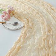 Premium Cotton And Linen Table Runner 10FT x 36" Off White