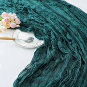 Premium Cotton And Linen Table Runner 10FT x 36" Teal