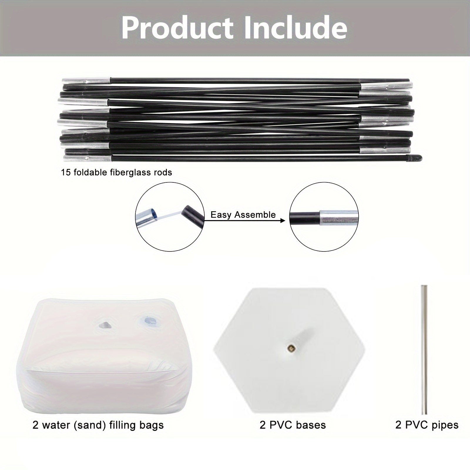 Heavy Duty DIY Balloon Arch Stand Kit 10Ft