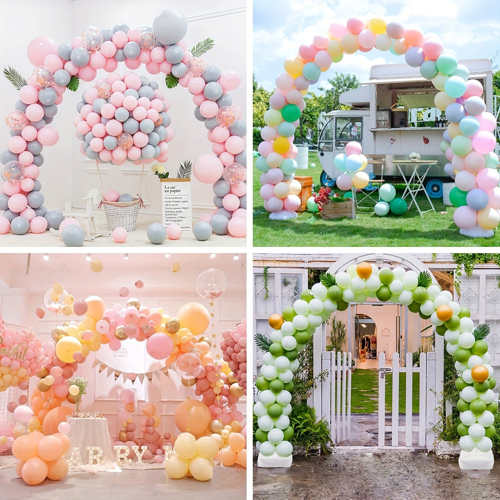 Heavy Duty DIY Balloon Arch Stand Kit 10Ft
