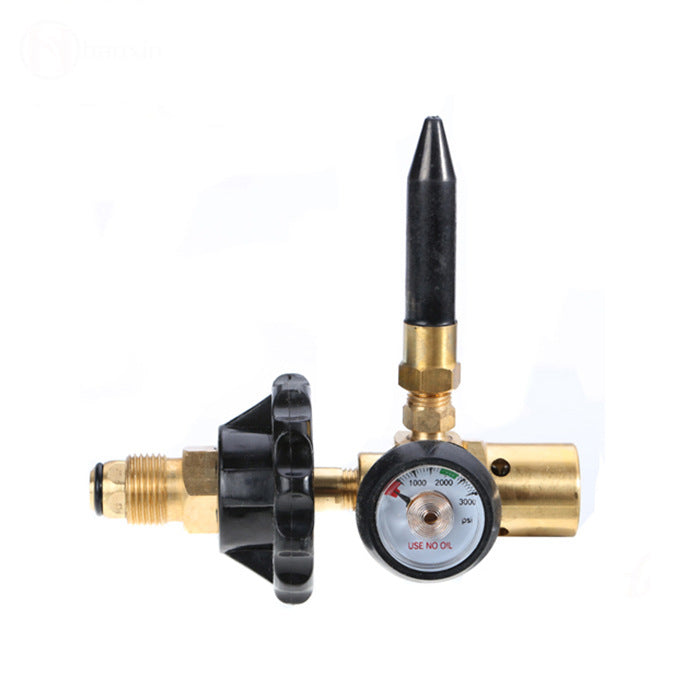 Helium Latex Balloon Filler Air Flow Inflator Regulator With Gauge For CGA580 Tank Valve Balloon Helium Tank Regulator Filler Valve