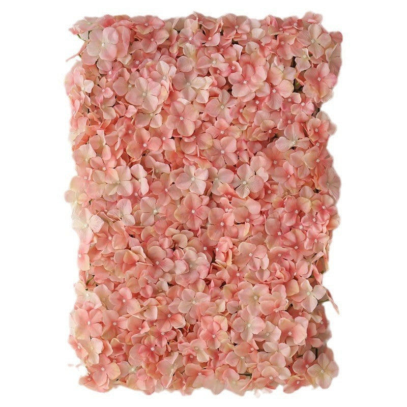 4 Pc Hydrangea Flower Wall Mat Backdrop 11 Sq ft Blush