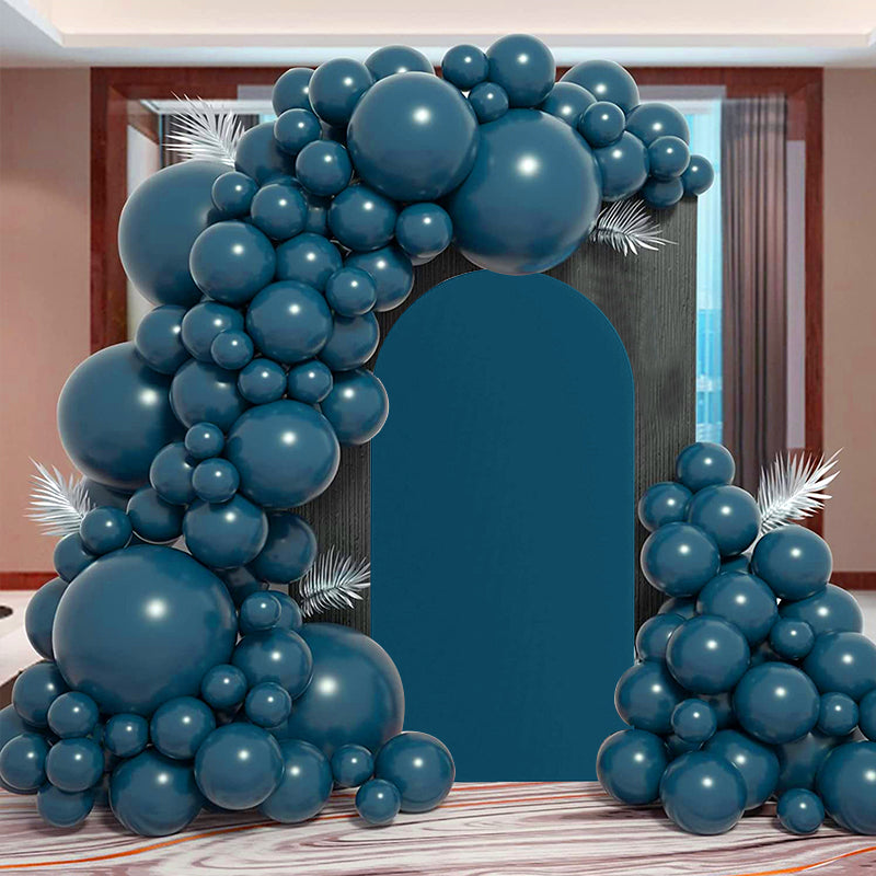 Lake Blue Polyester Wedding Arch Cover