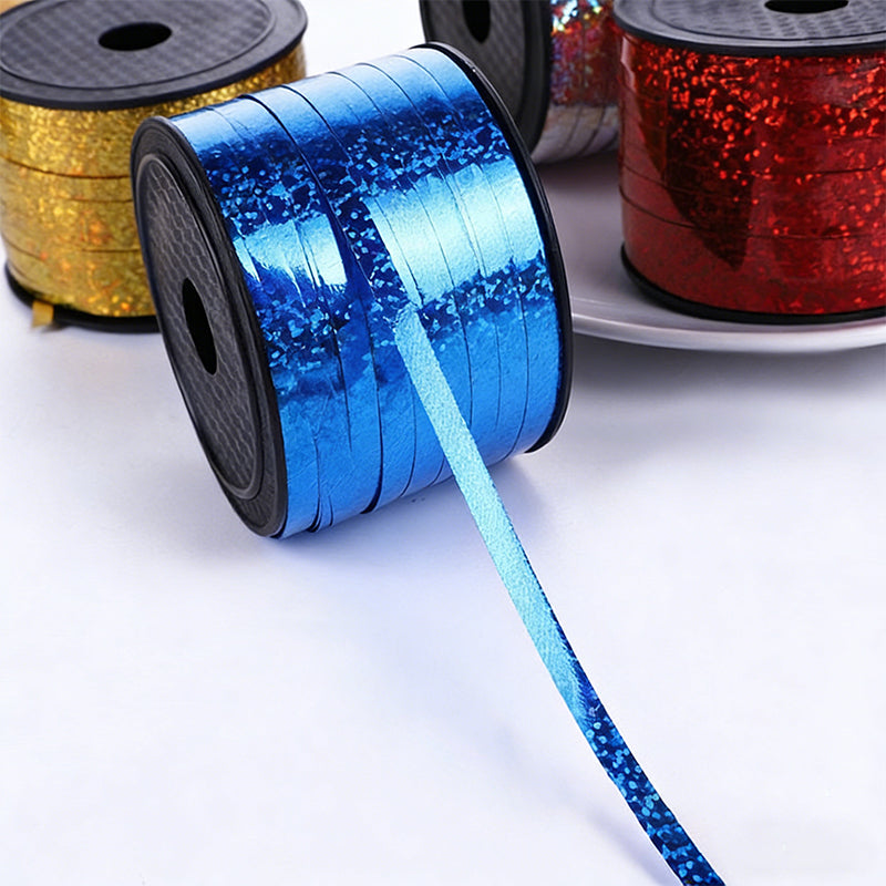 100 Yards Curling Ribbon for Gift Wrapping 3/16" Balloon String for Christmas Valentine Birthday Wedding Party Festival Decoration Crafts Flower Bouquet
