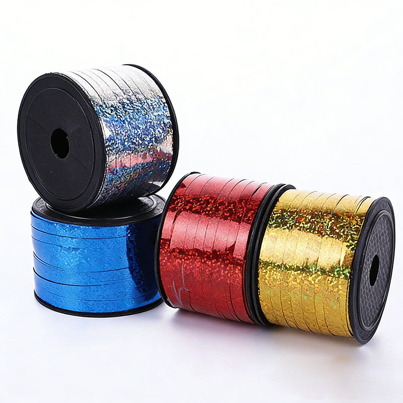 100 Yards Curling Ribbon for Gift Wrapping 3/16" Balloon String for Christmas Valentine Birthday Wedding Party Festival Decoration Crafts Flower Bouquet