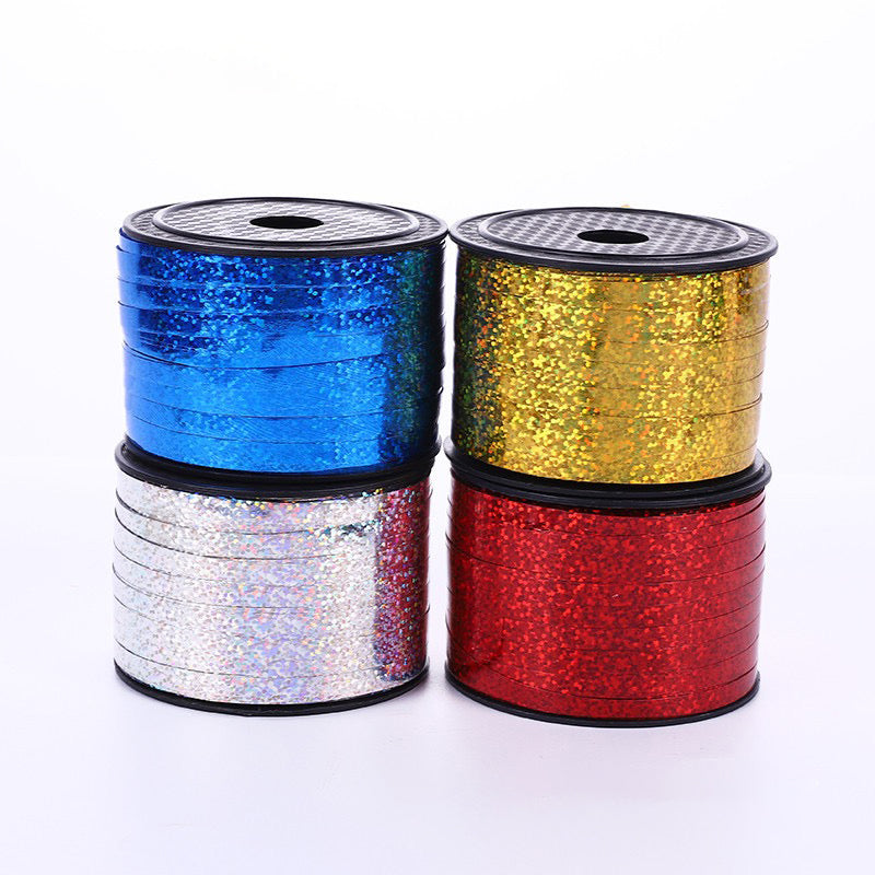 100 Yards Curling Ribbon for Gift Wrapping 3/16" Balloon String for Christmas Valentine Birthday Wedding Party Festival Decoration Crafts Flower Bouquet