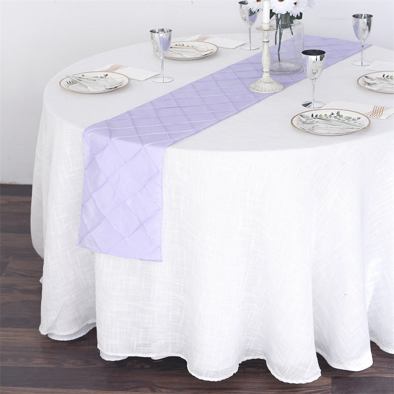Polyester 108"x12" Table Runner Light Purple