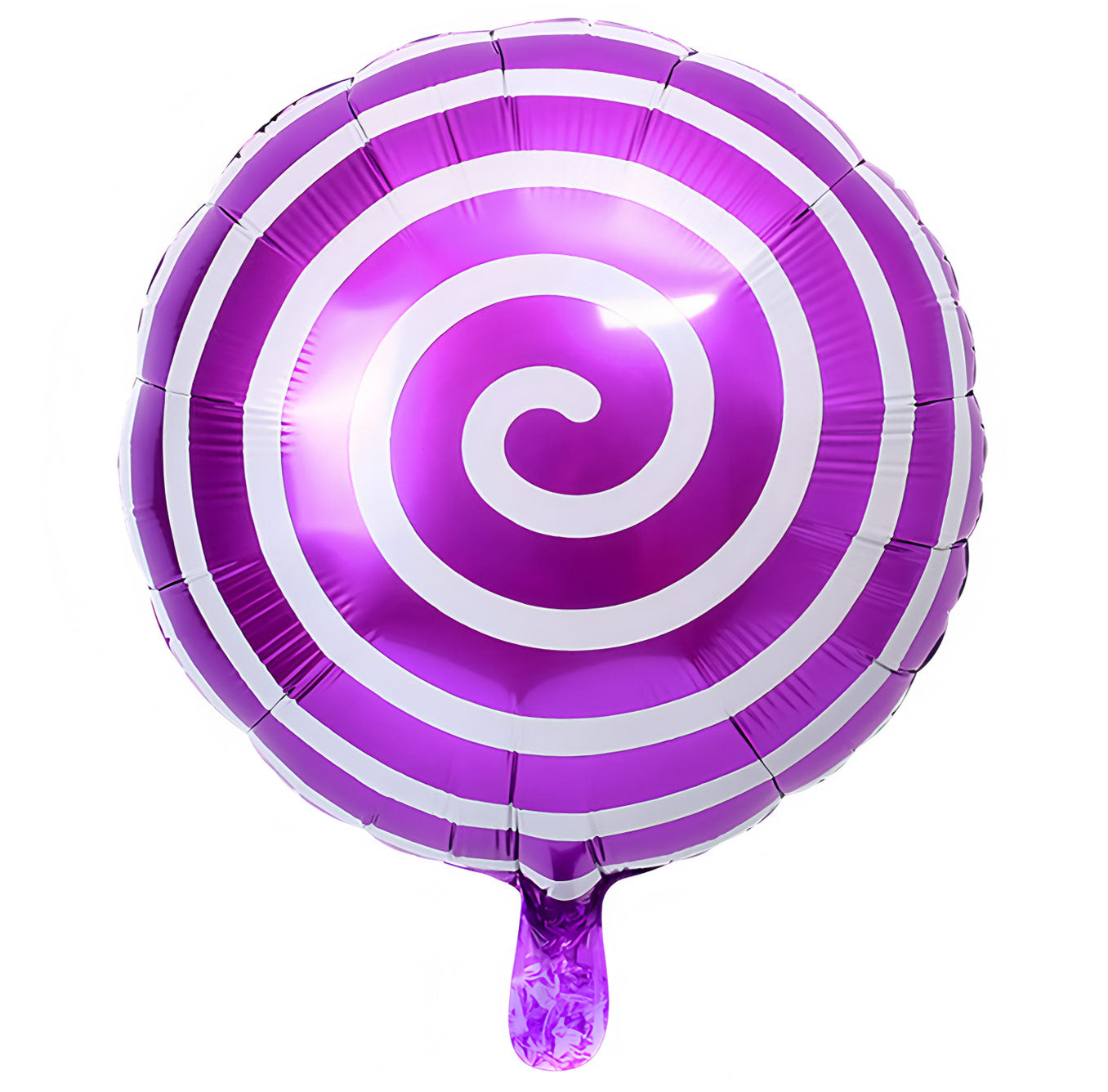 5Pcs 18" Round Mylar Foil Sweet Candy Balloons Purple