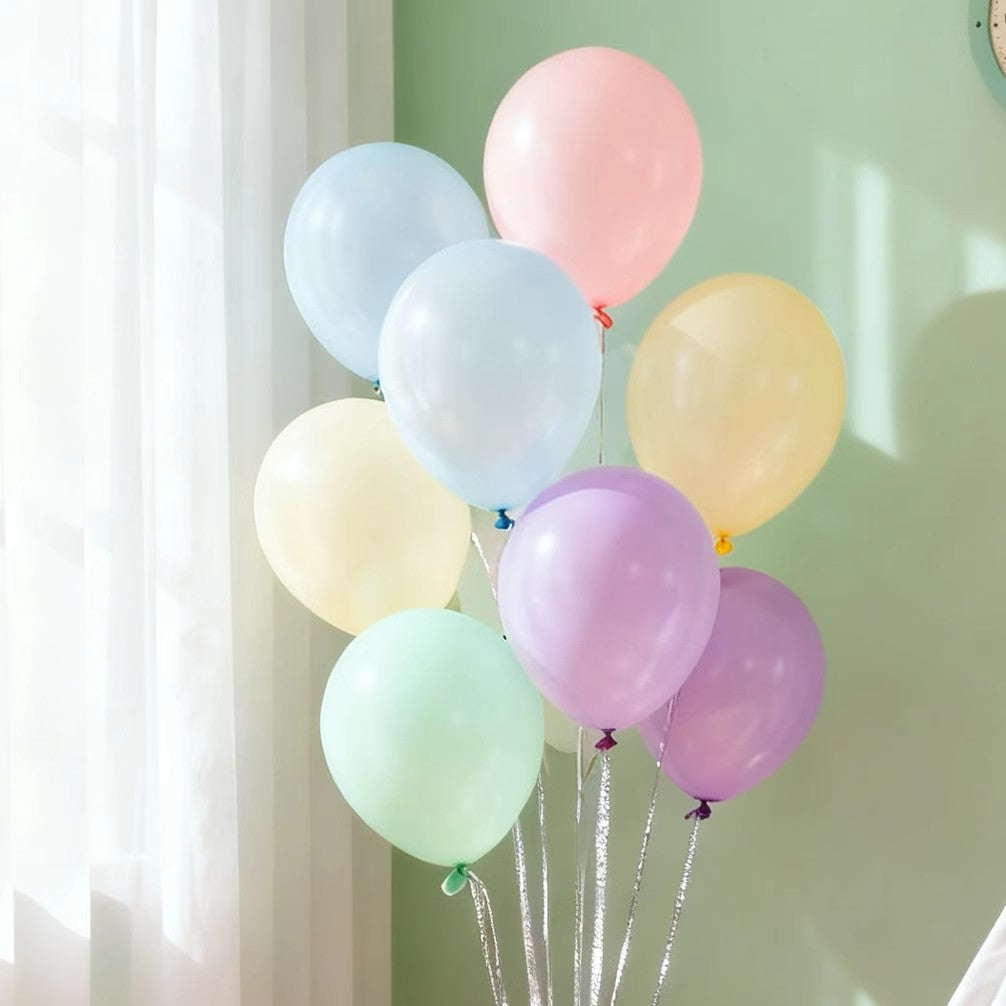 Macaron Latex Party Balloons for Graduation, Easter, Wedding, Birthday, Bridal Shower, Rainbow Party, Baby Shower, Anniversary Party Decorations