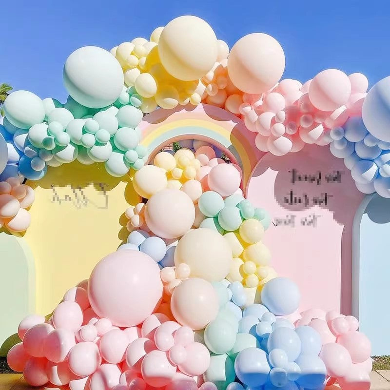 Macaron Latex Party Balloons for Graduation, Easter, Wedding, Birthday, Bridal Shower, Rainbow Party, Baby Shower, Anniversary Party Decorations